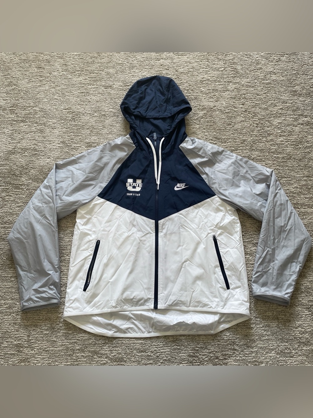 Utah State Aggies Track And Field Nike Women’s Windrunner Training Jacket Medium